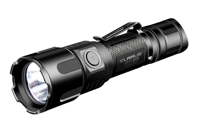 Оригинал Klarus XT11UV светодиодный вспышка светильник UV CREE XP L V3 3 * 365nm 900LM USB