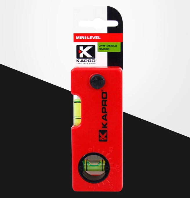 Free shipping Mini bubble level / Level indicator Kapro 245 Pocket Size With Angle Finder | Инструменты