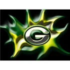 Алмазная живопись, полноразмернаякруглая картина с изображением зеленого залива, лого команды Американский футбол, 5D алмазная живопись, мозаичная картина, мозаика