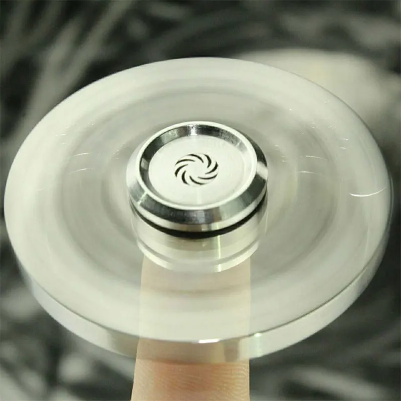 Зеркало из нержавеющей стали с кончиком пальца Gyro Fitzgerel Spinner Finger Spiral необычная