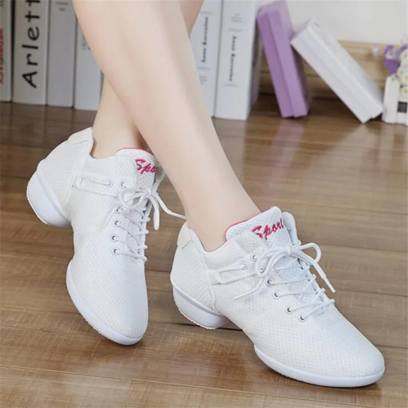 New 2017 Dance Shoes For Girls Sports Soft Outsole Breath women Practice Modern Jazz Sneakers | Спорт и развлечения