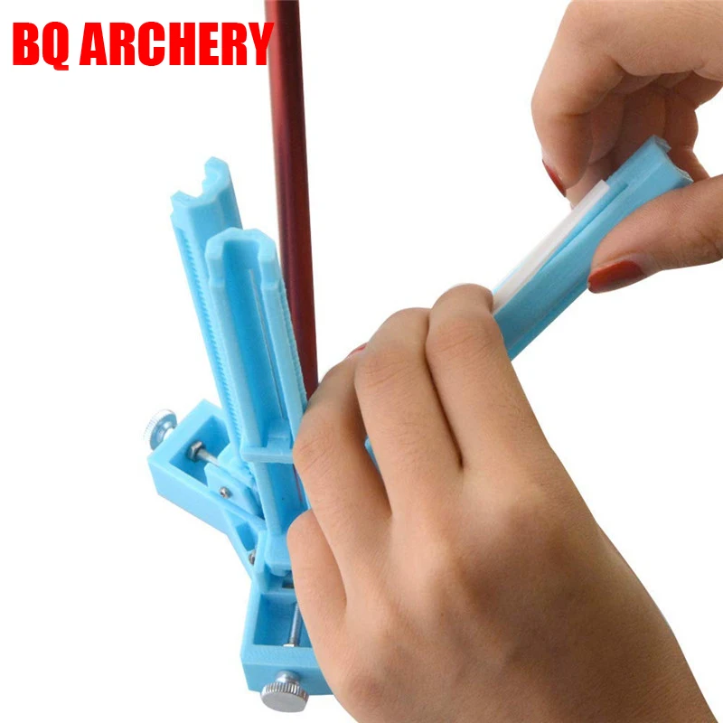 

Archery Fletching Jig Vanes Stick Rubber DIY Feather Arrow Shaft Adjustable Tools Plastic 3 Feathers Stick Bonding Accessorie