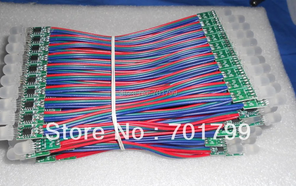 Неводонепроницаемый вход 12 в пост. Тока мм WS2811 pixel node 100 шт. a string|string mode|string schoolsstring