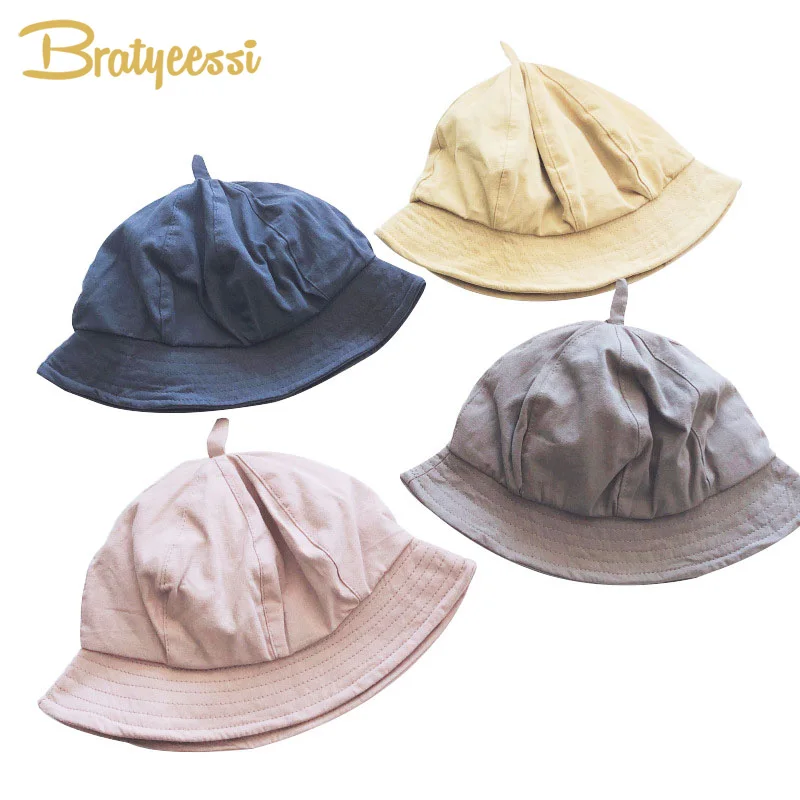 Casual Baby Hat Cotton Adjustable Children Cap for Girls Autumn Spring Kids Hats Boy Accessories 1-4 Years 1 PC | Детская одежда и
