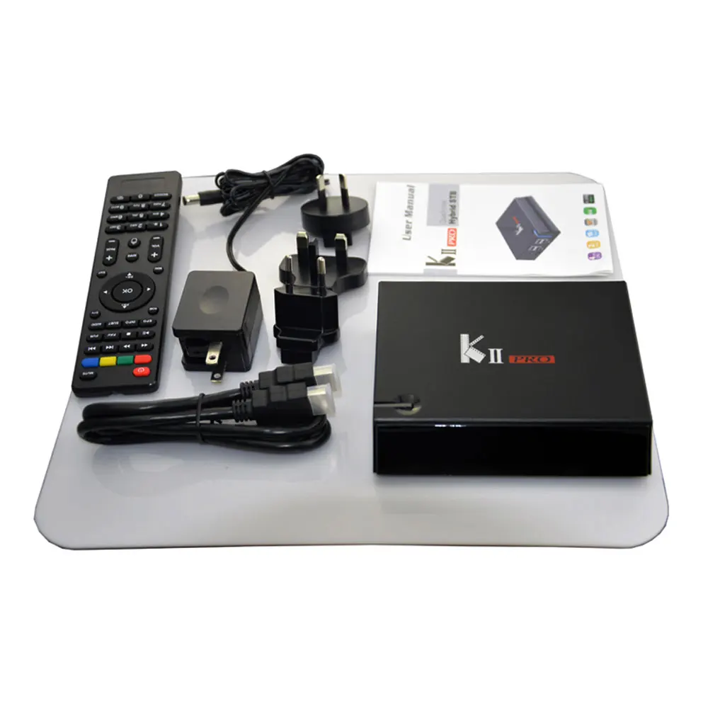 ТВ приставка MECOOL KII PRO DVB S2 T2 Android 7 1 Amlogic S905D 4K BT4.0 телеприставка Поддержка 2 4G/5G WIFI Clines