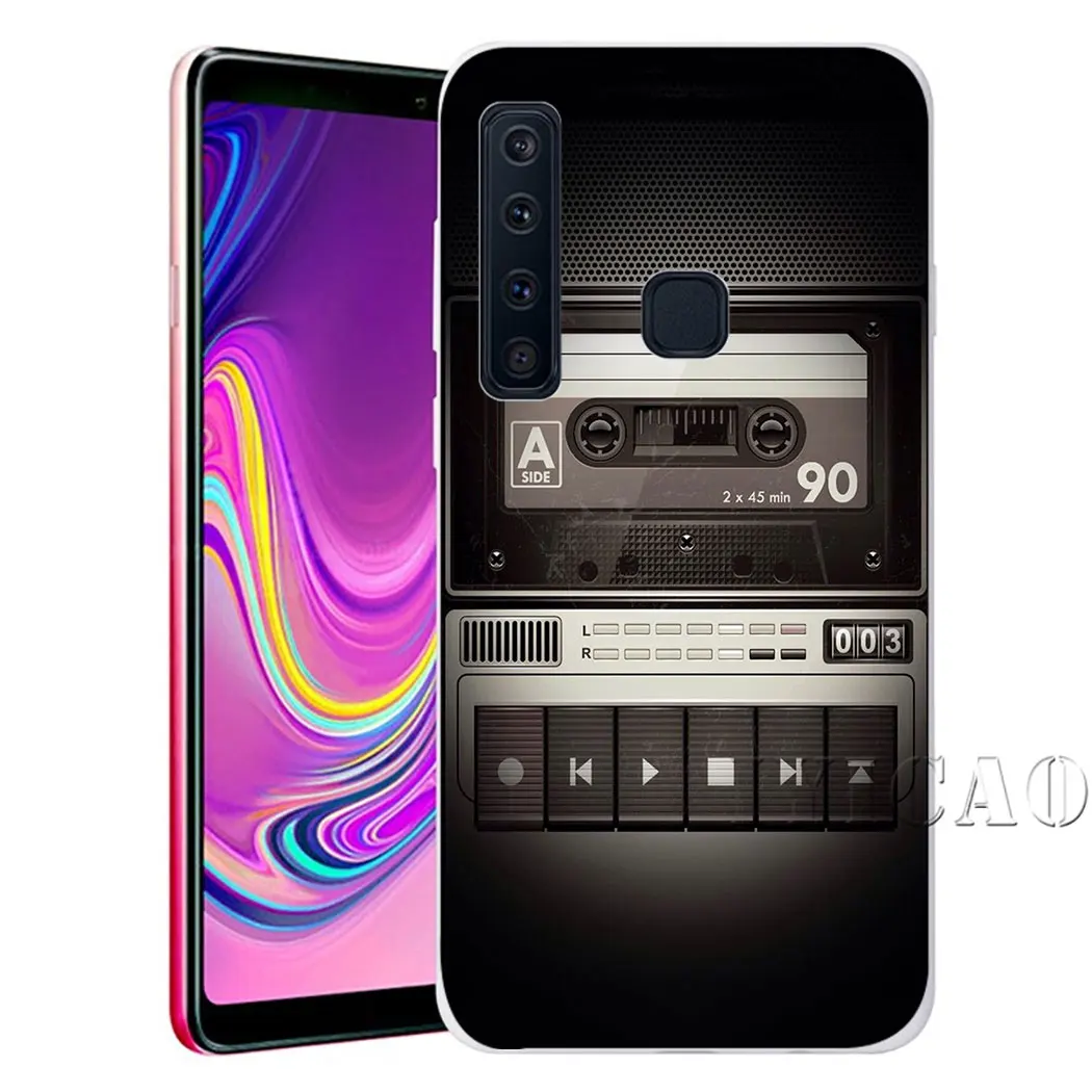 IYICAO Ретро Классический Кассетный жесткий чехол для Samsung Galaxy S10e S10 S9 S8 Plus S6 S7 Edge Note 9 8