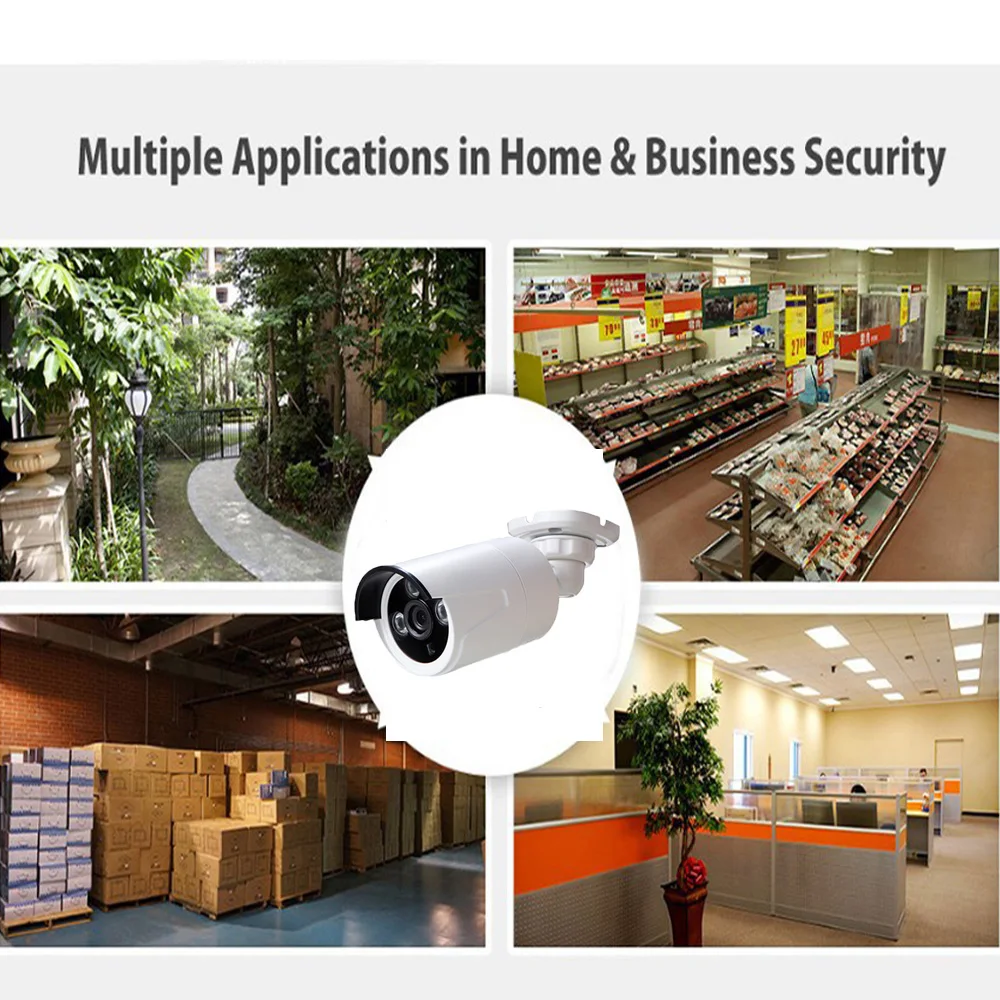 

LOFAM H.265 CCTV Kit 1080P 2MP 4MP 5MP Outdoor Waterproof IP Camera POE NVR Surveillance Kit 4CH CCTV Camera Security System Kit