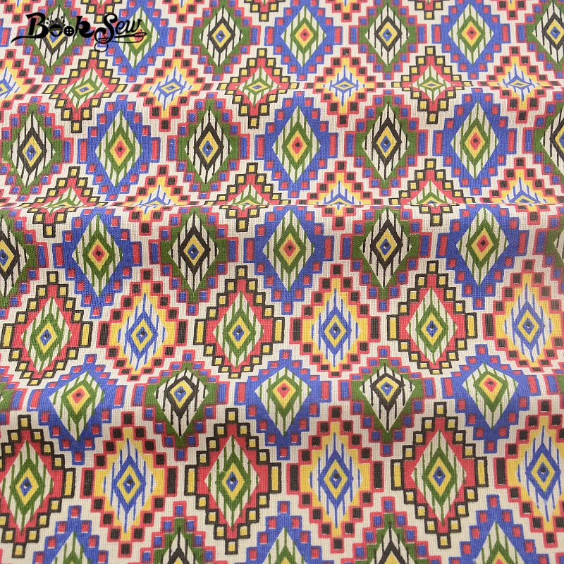 Африканская анкарская ткань Booksew красящая хлопчатобумажная льняная для