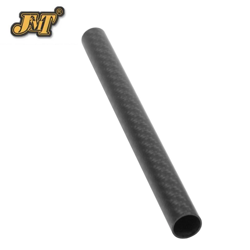 JMT высокопрочный 3K Углеволокно 16*14*100 мм Twill Matt трубка для защиты растений