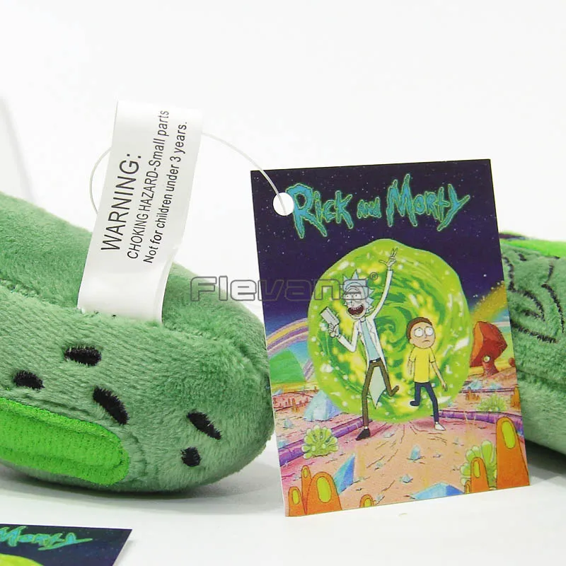 Rick And Morty Pickle Rick забавные плюшевые игрушки мягкие куклы мини-подвески 10 шт./партия 4 стиля