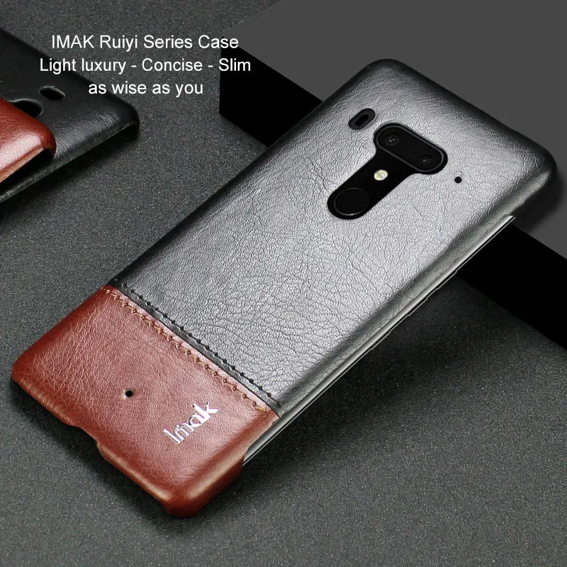 6,0 ''IMAK, лаконичный Роскошный кожаный чехол для htc U12 Plus, тонкий элегантный чехол для htc U12 Plus, чехол U12+ U12Plus, чехол