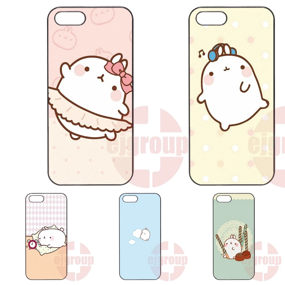 Сладкий Kawaii Molang Для LG G2 G3 G4 G5 Stylus Nexus 4 5 5X L5II L7II L65 L70 L90 K10 E975 L ПРЕМЬЕР-Дизайн телефон |