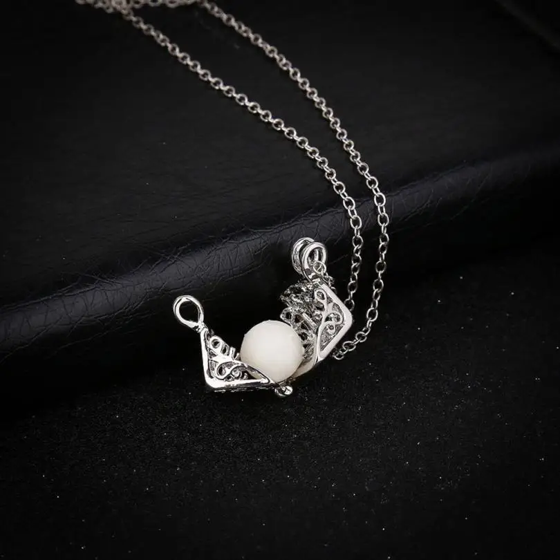 2018 горячая распродажа ретро полое Древо жизни куб светится в темноте кулон