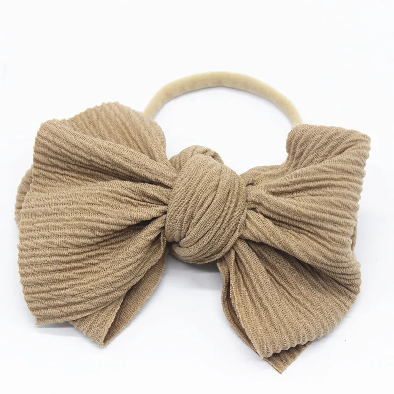 Большие банты для новорожденных 20 цветов искусственный хлопок нейлоновые