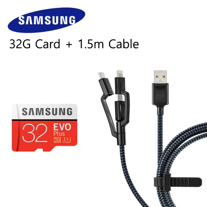 Оригинальные карты памяти SAMSUNG EVO+ 32 ГБ EVO plus U3 64 Гб 128 ГБ 256 Гб класс 10 Micro SD карта 32 Гб 64 Гб microSD UHS-I tf-карта