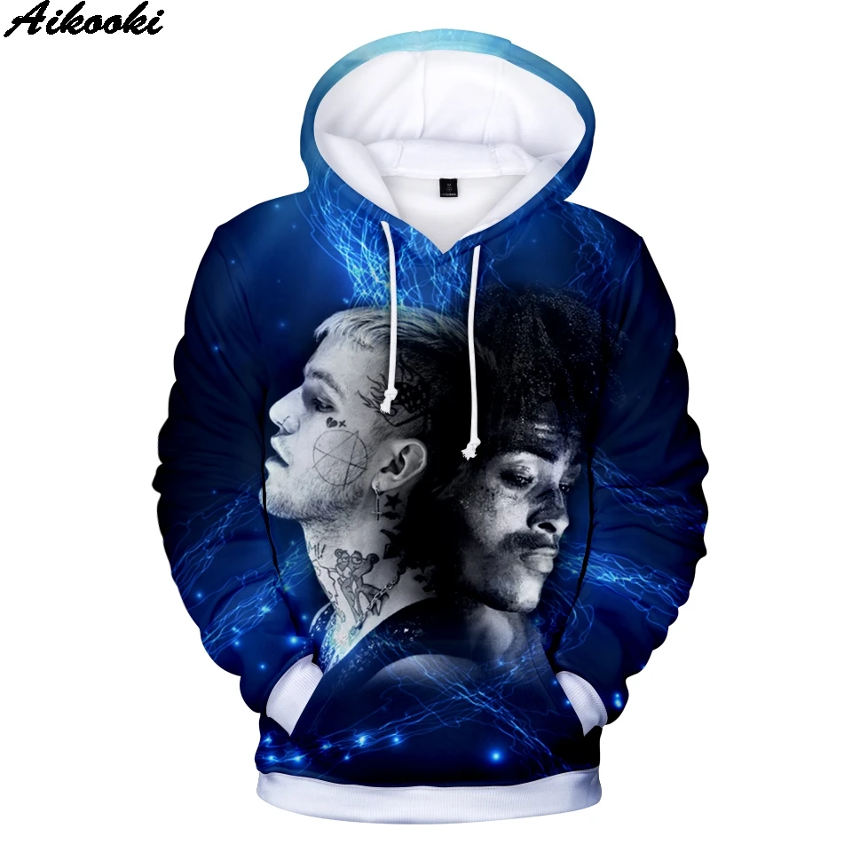 

2019 New Arrive lil peep 3D Hoodies Men/women Harajuku Xxxtentacion Hip Hop Hoodies 3D Print lil peep Men's Hoodies