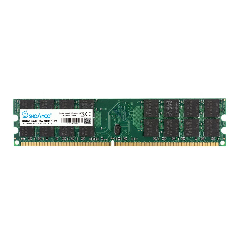 SNOAMOO оперативная память для настольного ПК AMD DDR2 4 Гб ОЗУ 800 МГц 667 240 Pin 1 8 в DIMM