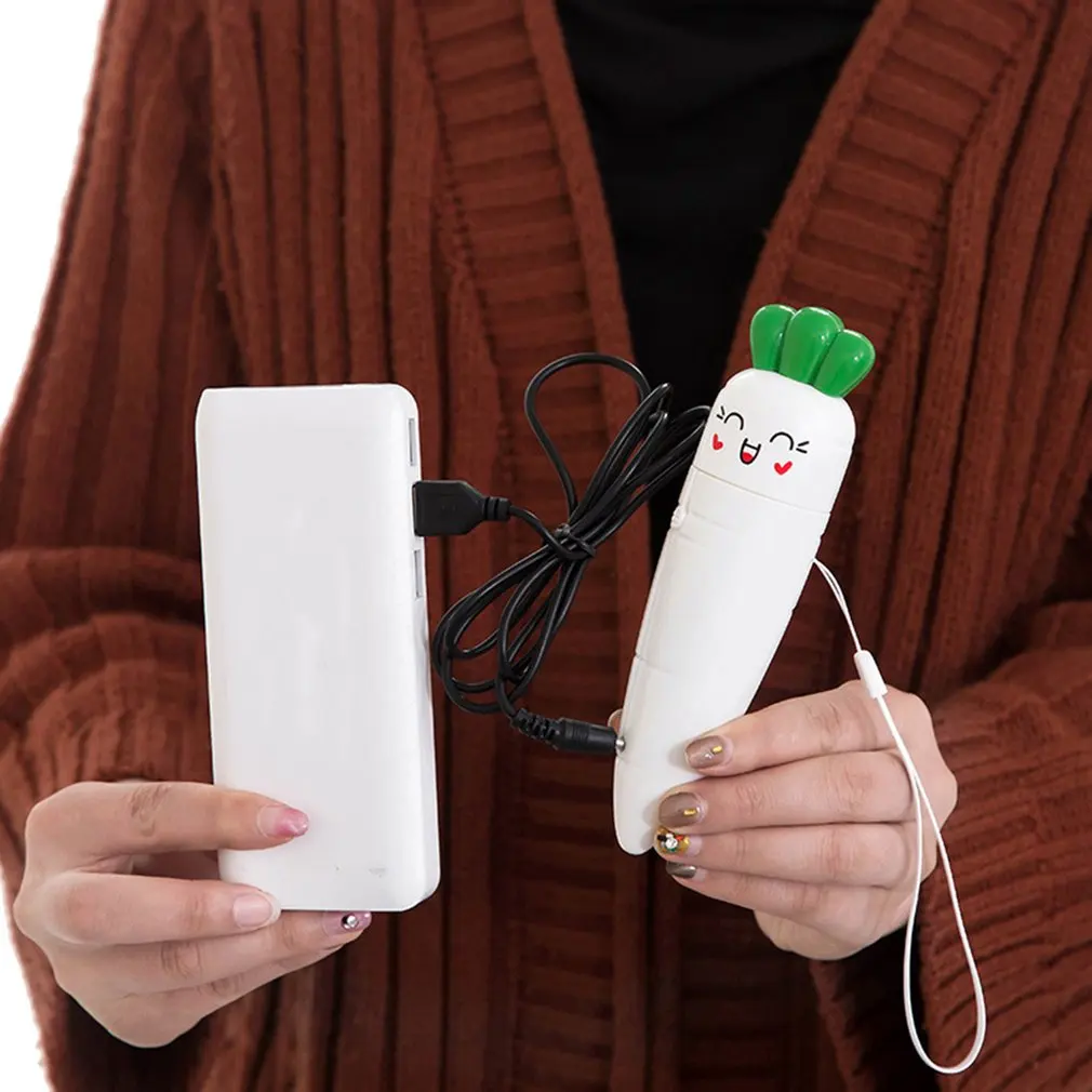 Малошумный персональный настольный мини вентилятор портативный USB