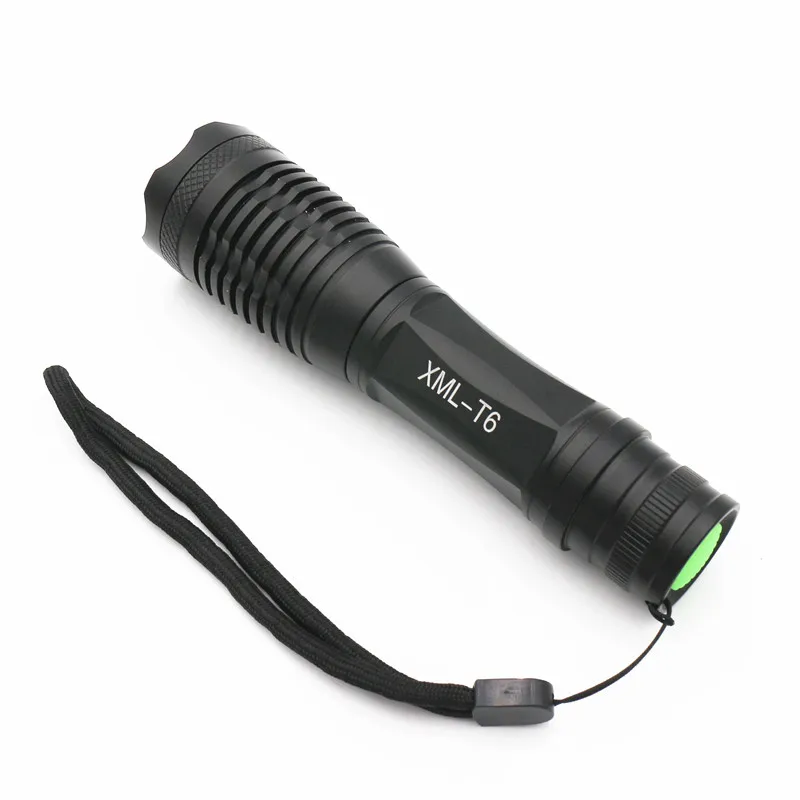 XML T6 ZOOM 18650 AAA Zoomable Водонепроницаемый светодиодный светильник-вспышка, фонарь, Самозащита, походный светильник, лампа+ аккумулятор 18650+ зарядное устройство