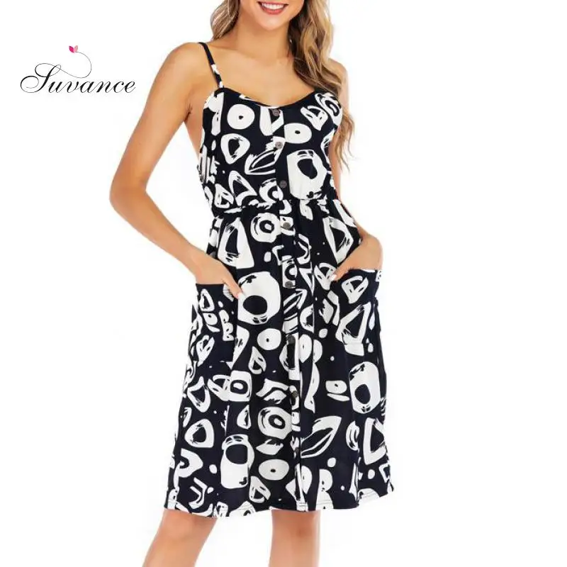 

Suvance модное летнее пляжное платье с открытой спиной и высокой талией, Размеры S-xl, Jl-bfz6075