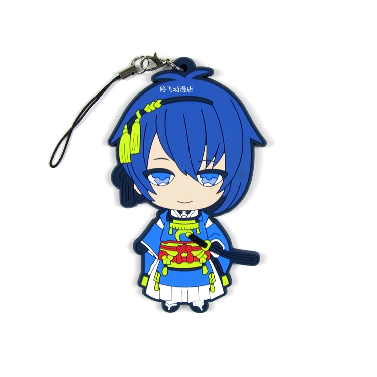 Touken Ranbu онлайн Kashuu Mikazuki Munechika фигурку аниме модель резиновый брелок кулон подарок