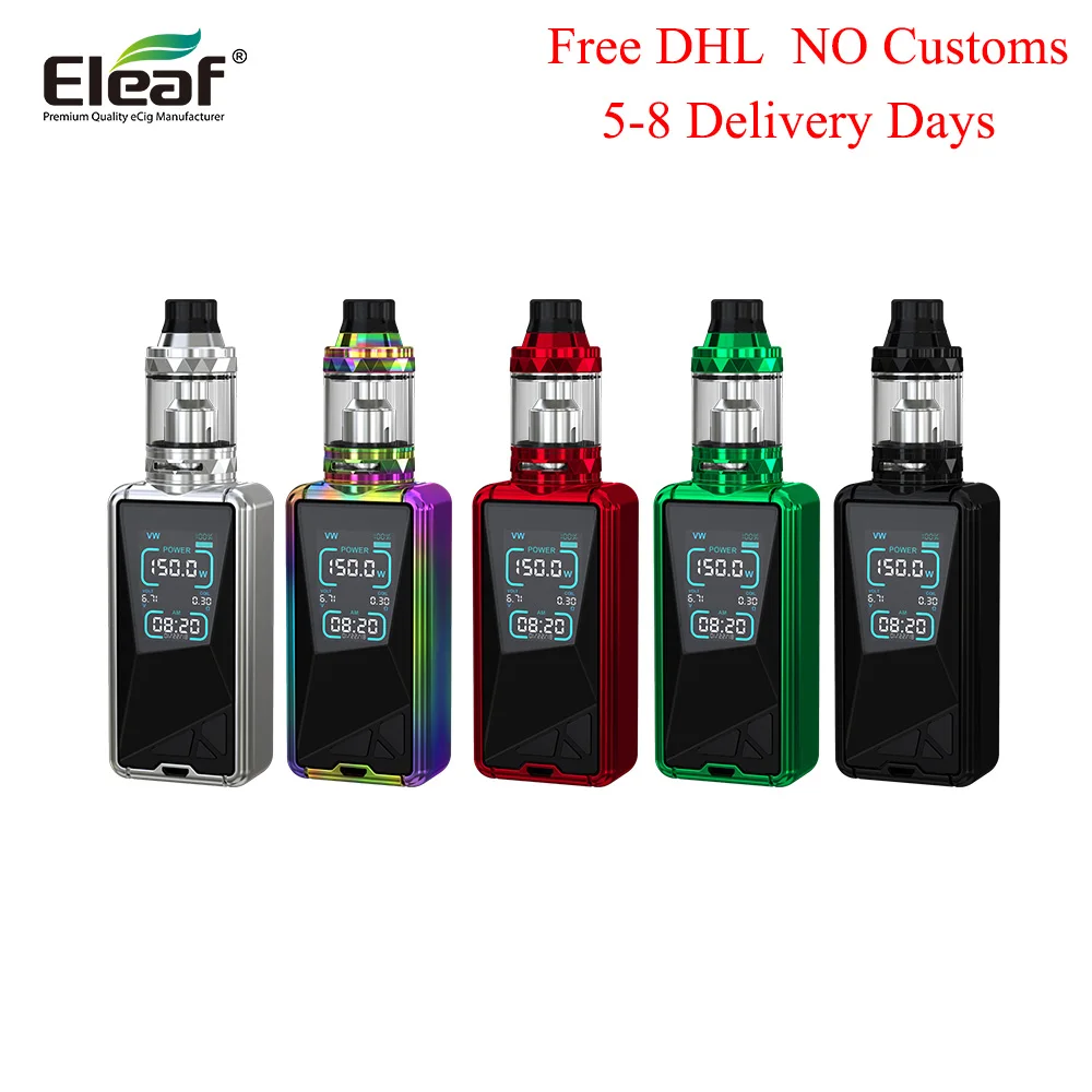 Оригинальный Eleaf Tessera TC комплект электронных сигарет 150 Вт поле MOD огромный