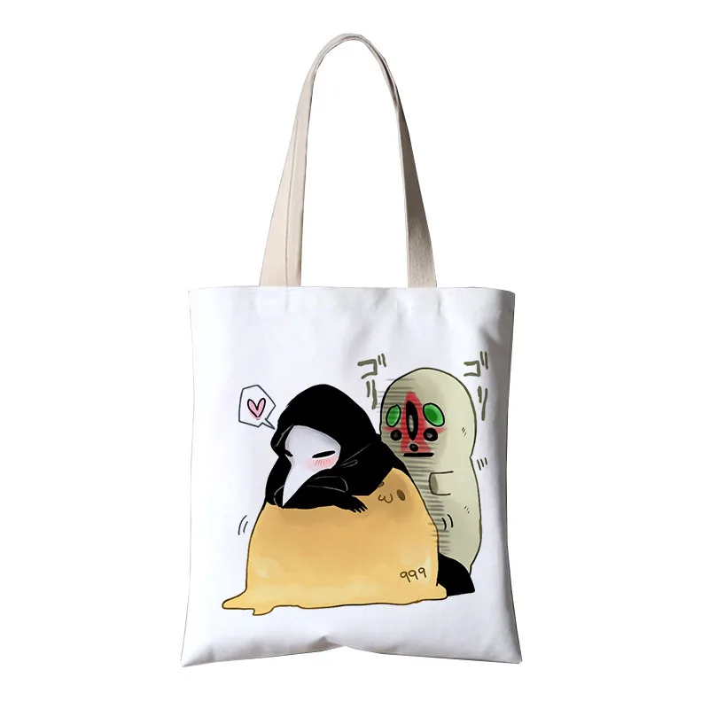 SCP Foundation Canvas School Bookbag сумки для покупок женские через плечо дорожные женщин DIY