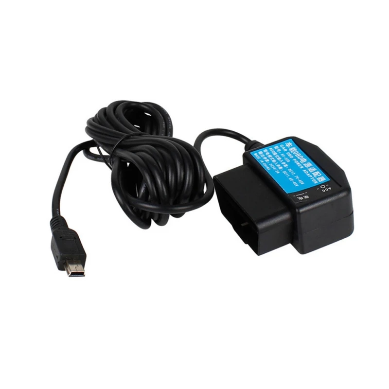 Новый Универсальный Obd диктофон для вождения 12 В до 5 3 м USB кабель блок питания