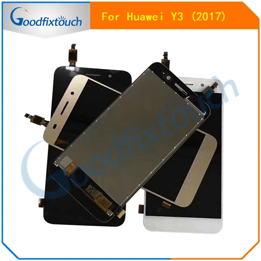 2017 Для Huawei Y3 ЖК-дисплей кодирующий преобразователь сенсорного экрана в сборе для