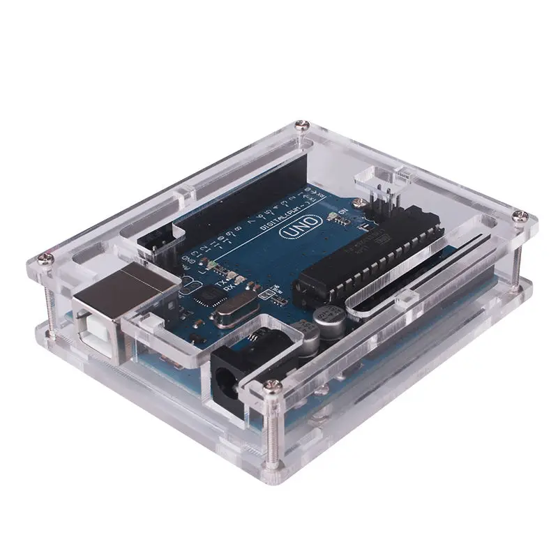 

Прозрачный защитный чехол Glyduino Box для Arduino Uno R3