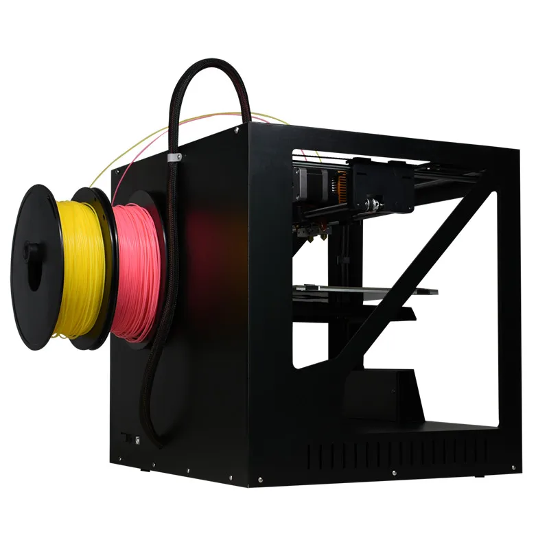 2018 Высокая точность двойной Цвет печати 3 D принтер с бесплатной нити высокой