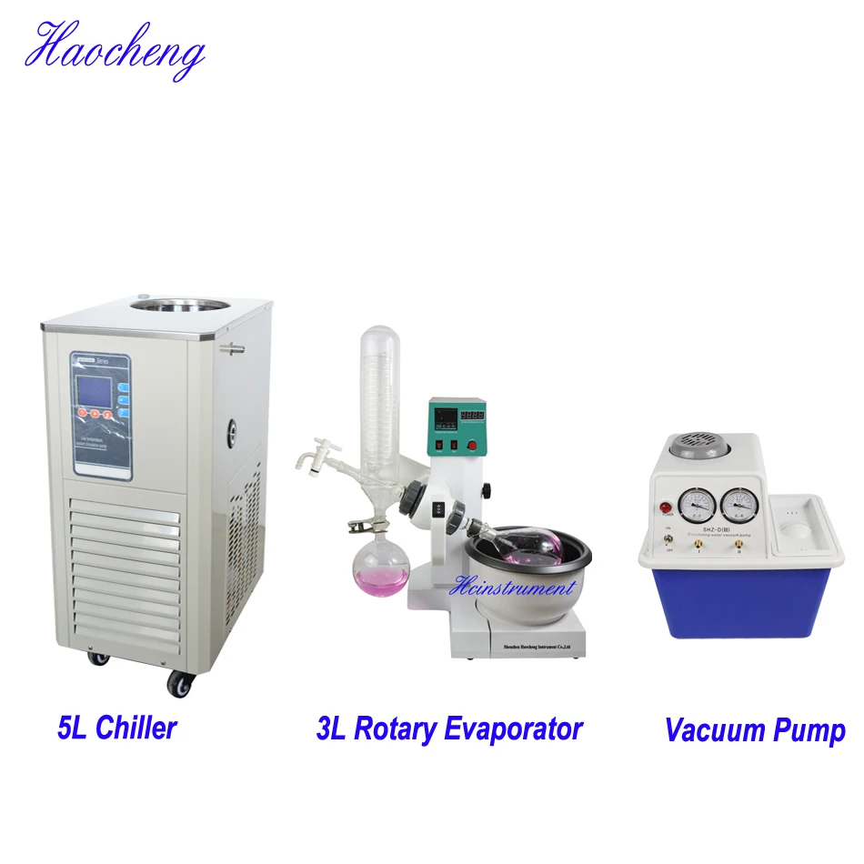 

Free shipping,Factory Sale Short Distillation Ket Rotary Evaporator,Chiller and Vacuum Pump