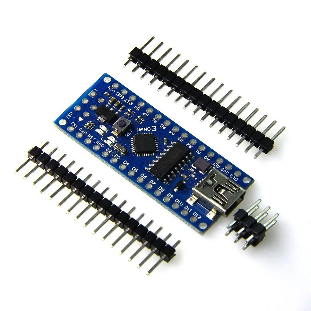 Плата микроконтроллера для Arduino Nano V3.0 CH340/ATmega328P 5 В 16 м совместимый с | Компьютеры и