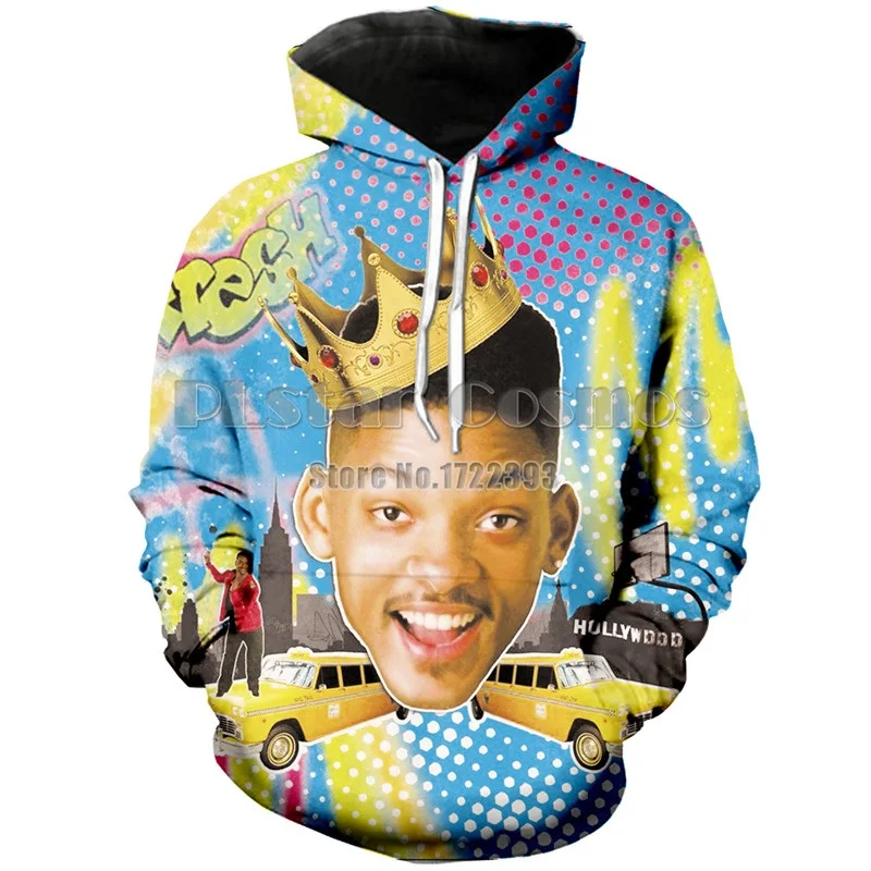 PLstar Cosmos The Fresh Prince of Bel Air одежда для женщин/мужчин забавные толстовки Will Smith& Carlton толстовка с капюшоном спортивная одежда топы
