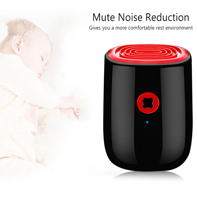 800Ml Electric Air Dehumidifier For Home 25W Mini Household Dehumidifier Portable Cleaning Device Air Dryer Moisture Absorber