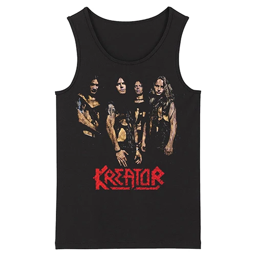 Bloodhoof Kreator Grindcore тяжелый металл скорость металла Thrash Deathcore Мужская мода майки Азиатский размер - Цвет: 1