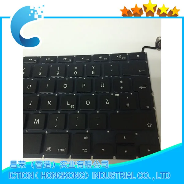 5 шт./лот новый ноутбук немецкая клавиатура 2009-2012 для Apple Macbook Pro A1278 MC700 MC724 MD313 MD314 |