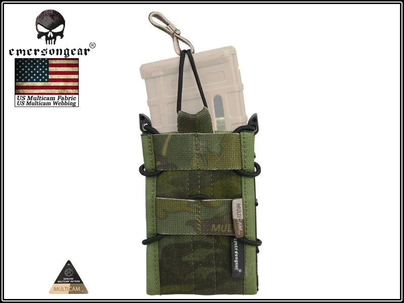 

EmersonGear Single Unit Magazine Pouch Combat Tactical Molle MAG Pouch EM6345 Multicam Tropic