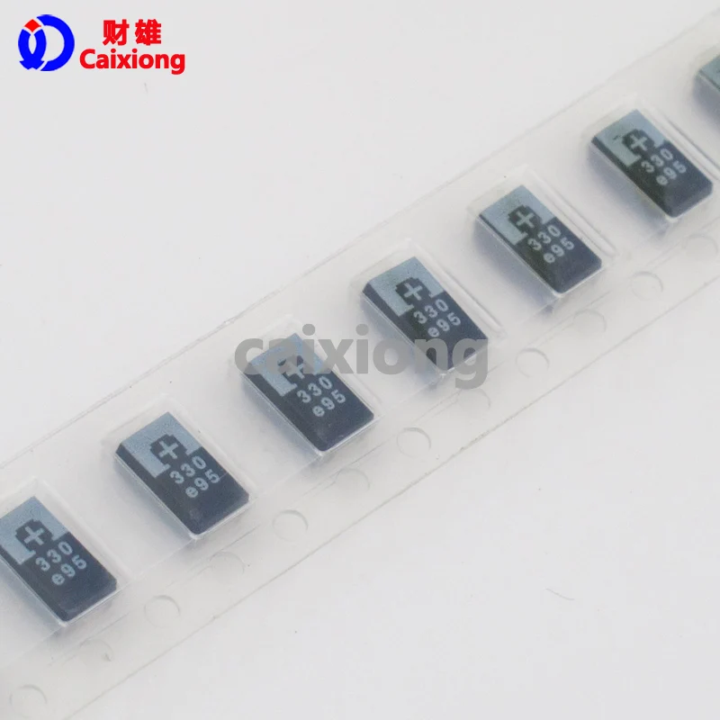 20 шт. 2R5TPE330MFC SMD полимерно танталовый конденсатор 2 5 V 330 УФ типа: C 6032 низкий ESR|capacitor
