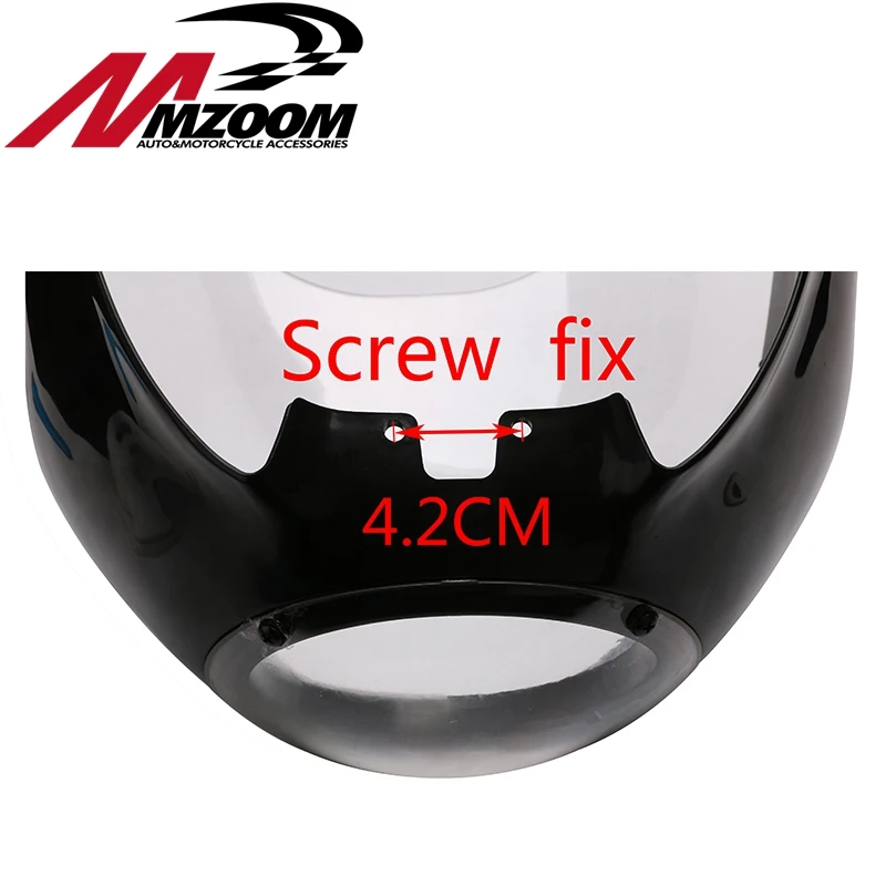 FREE SHIPING sale new arrived motorcycle Black 5 3/4&quot Cafe Racer Headlight Fairing For Sportster 883 1200 Dyna|headlight fairing|cafe racer