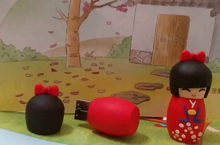 Флешка 64 Гб Usb флеш накопитель 32 ГБ 16 8 4g новый стиль японская кукла игрушка