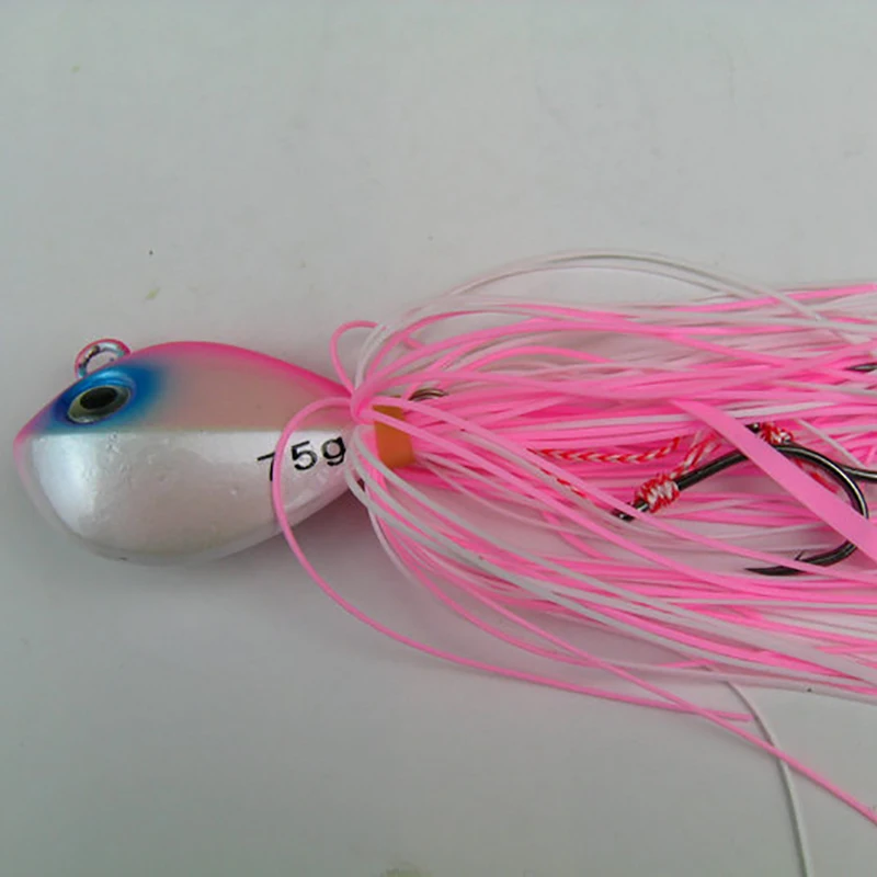 1 шт. рыболовная приманка для морской воды 75 г Buzzbait крючок с свинцовой головкой