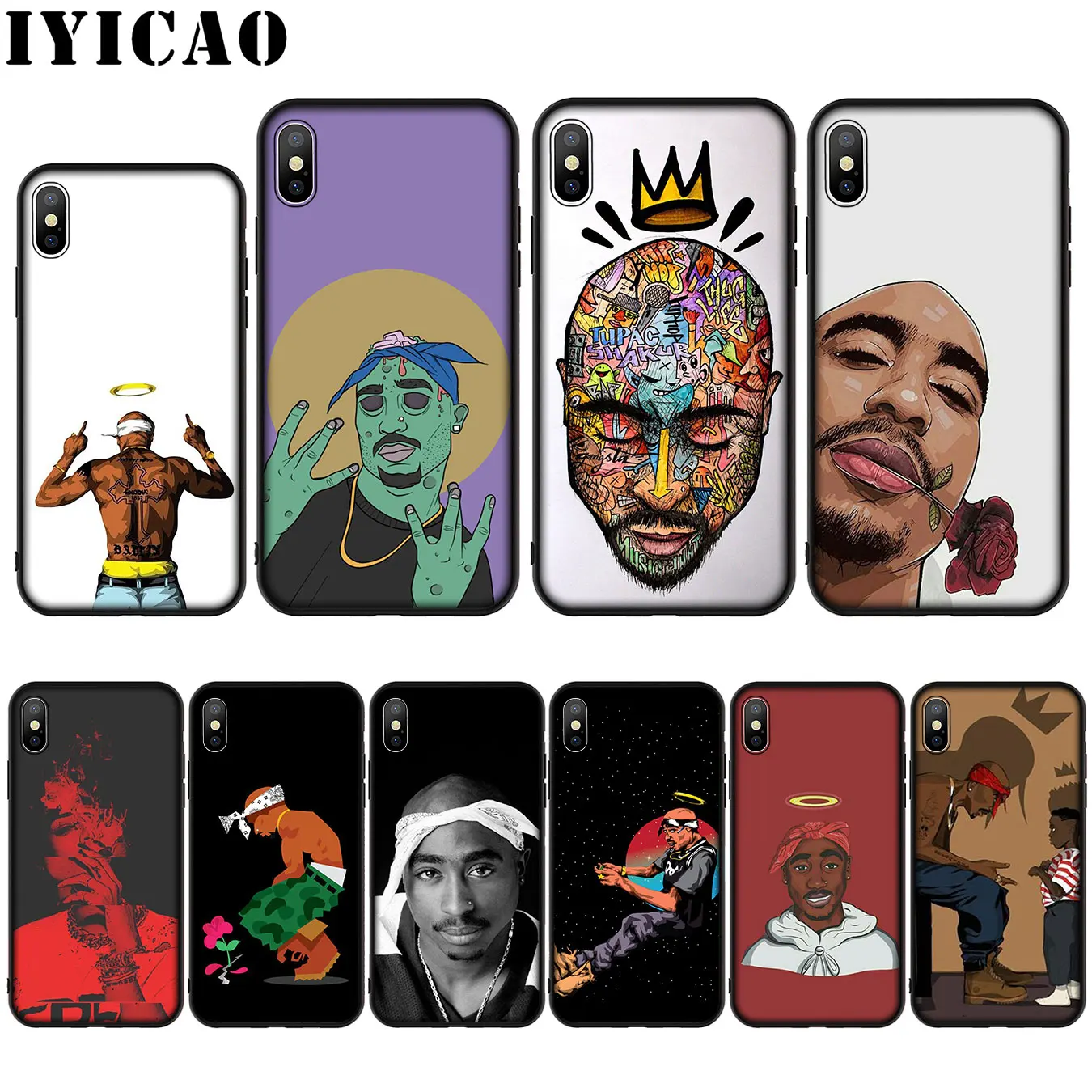 2Pac Tupac Shakur Супер предложение мобильный любовь силиконовый мягкий чехол для iPhone 11