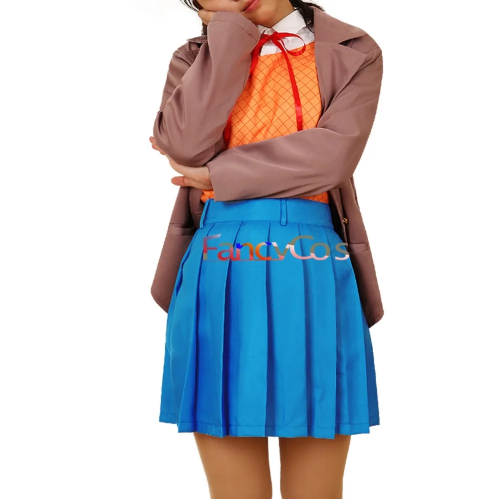 Хэллоуин Doki Литературный клуб Monika Нацуки сайори Юри униформа Косплей Костюм Аниме фильм Высокое качество на заказ