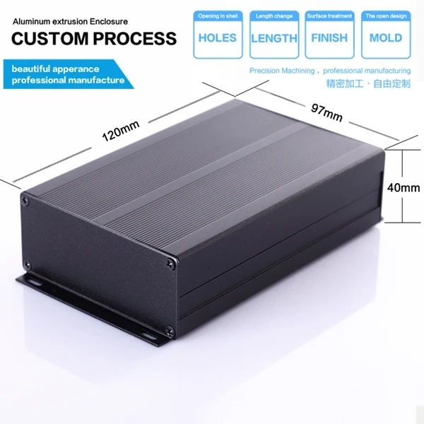 

YGK-022 97*40*150mm PCB circuit board aluminum shell enclosure case