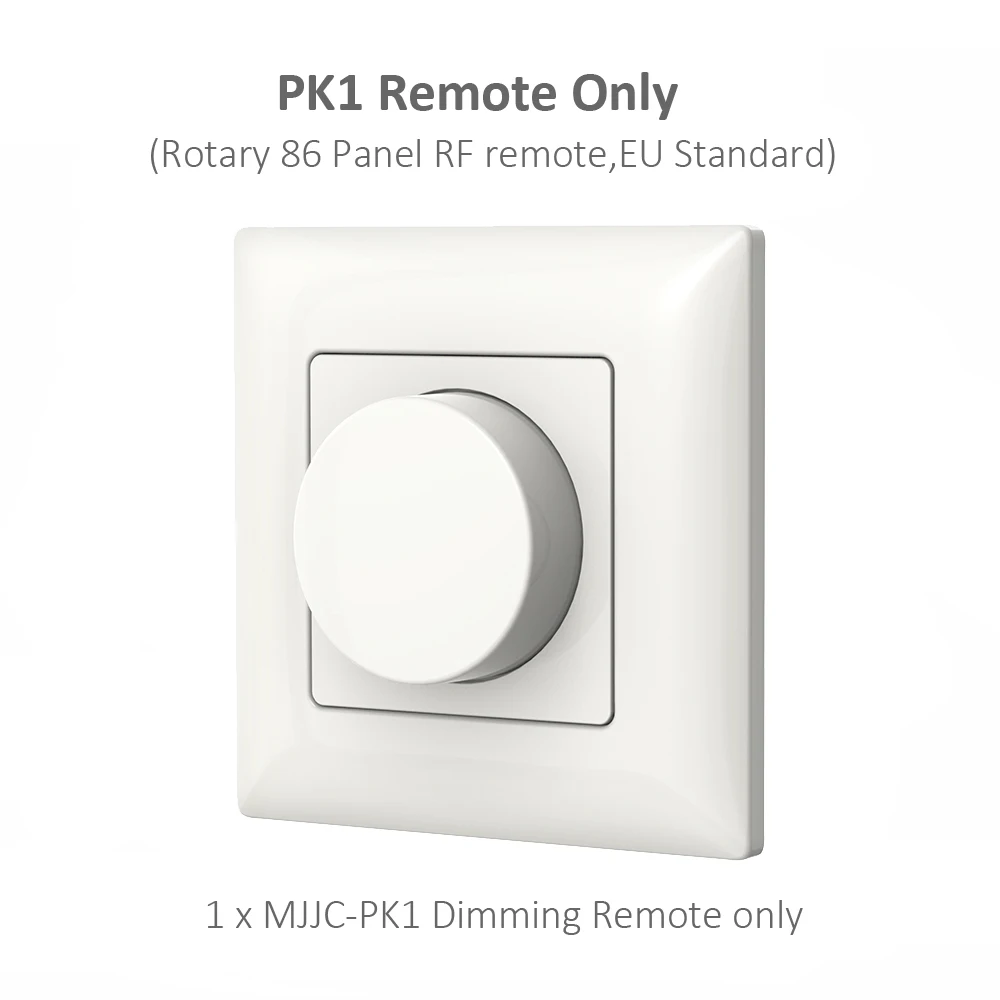 PK1 Remote Only Triac диммер СВЕТОДИОДНЫЙ 220V 110V 230V переменного тока с регулируемой яркостью ручка светильник переключатель Беспроводной RF 2,4G пульт дистанционного управления смарт-контроллер Wi-Fi диммер для Светодиодный ламп - Цвет: PK1 Remote Only