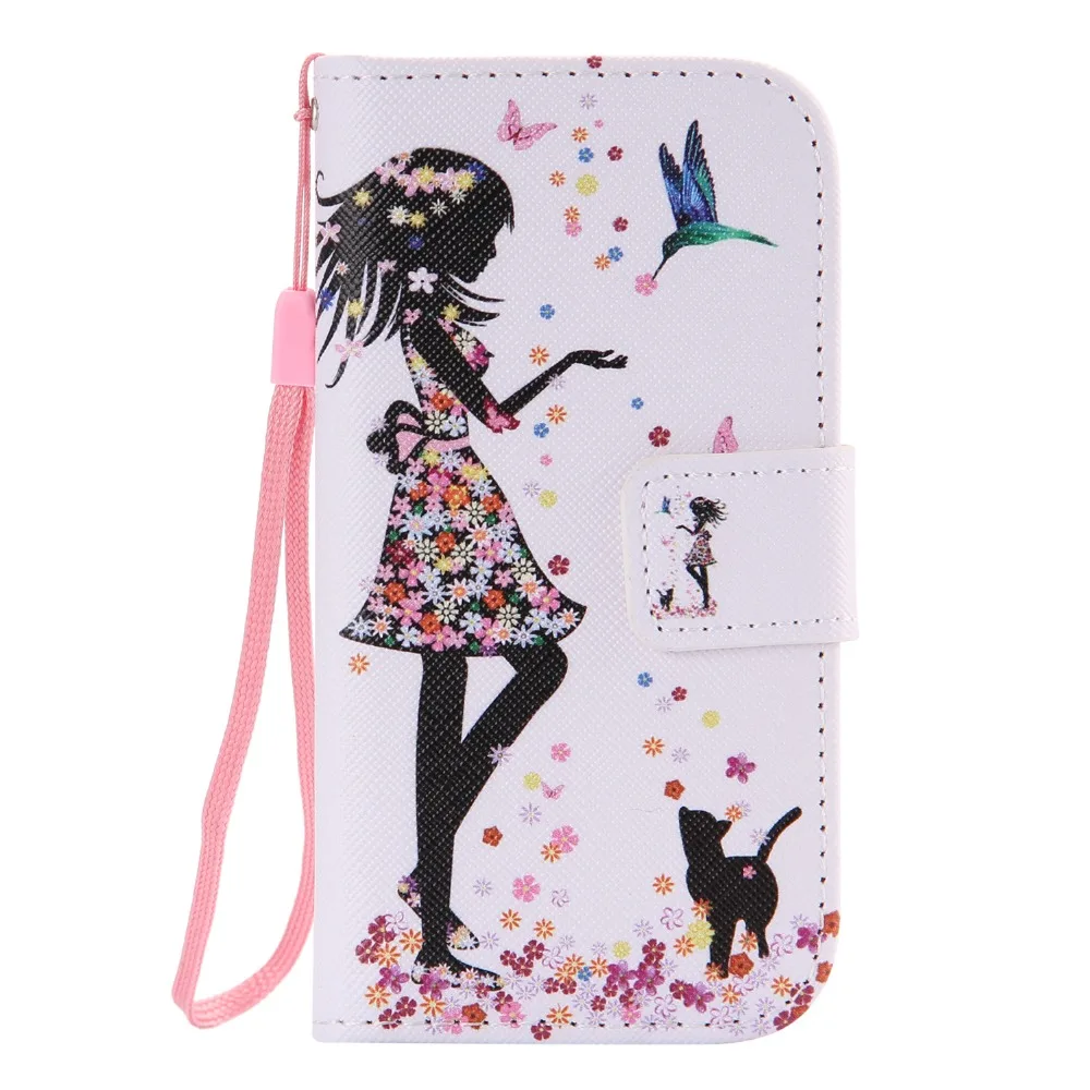 Чехол для телефона Samsung Galaxy S4 mini чехол S4mini i9190 9190 фото + держатель карт|case for samsung