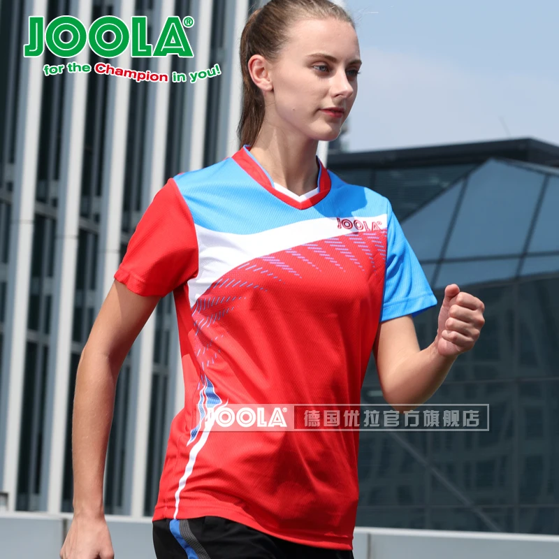 2018 JOOLA одежда для настольного тенниса мужчин и женщин футболка с коротким рукавом
