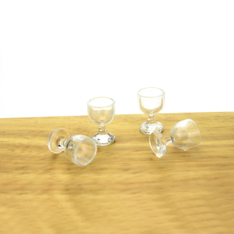 4 шт./лот ручная работа мини красная чашка бокал для вина игрушка 1/12 кукольный