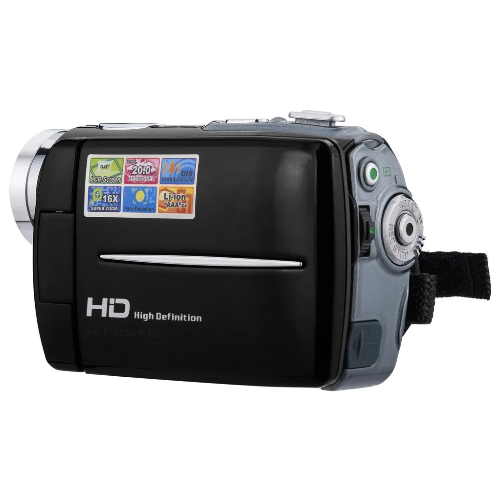 Цифровая камера HD видеокамера Портативная цифровая 16X цифровой зум